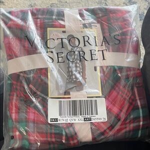 Victoria's Secret Red and Green Plaid Sleepwear